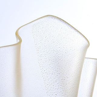 Venini Frozen Fazzoletto 700.04 vaso cristallo foglia oro h. 13.5 cm. - Acquista ora su ShopDecor - Scopri i migliori prodotti firmati VENINI design