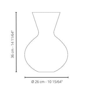 Venini Idria 706.42 vaso opalino h. 36 cm. - Acquista ora su ShopDecor - Scopri i migliori prodotti firmati VENINI design
