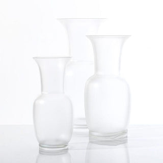 Venini Frozen Opalino 706.22 vaso cristallo sabbiato h. 36 cm. - Acquista ora su ShopDecor - Scopri i migliori prodotti firmati VENINI design