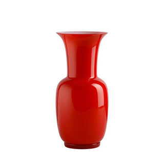 Venini Opalino 706.38 vaso opalino interno lattimo h. 30 cm. Venini Opalino Rosso Interno Lattimo - Acquista ora su ShopDecor - Scopri i migliori prodotti firmati VENINI design
