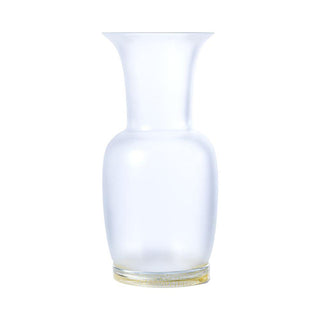 Venini Frozen Opalino 706.22 vaso cristallo foglia oro sabbiato h. 36 cm. - Acquista ora su ShopDecor - Scopri i migliori prodotti firmati VENINI design
