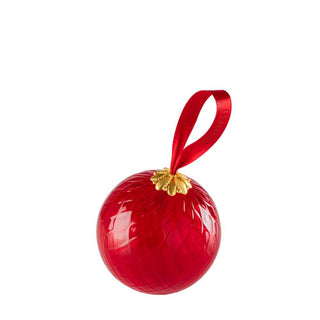 Venini Santa 199.05 pallina decorativa rossa diam. 10 cm. - Acquista ora su ShopDecor - Scopri i migliori prodotti firmati VENINI design