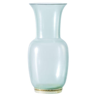 Venini Satin 706.24 vaso satinato verde rio/cristallo foglia oro h. 42 cm. - Acquista ora su ShopDecor - Scopri i migliori prodotti firmati VENINI design