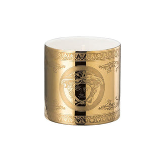 Versace meets Rosenthal Golden Medusa candeliere con candela profumata - Acquista ora su ShopDecor - Scopri i migliori prodotti firmati VERSACE HOME design