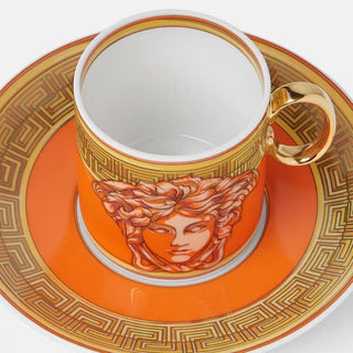 Versace meets Rosenthal Medusa Amplified tazza caffè con piattino - Acquista ora su ShopDecor - Scopri i migliori prodotti firmati VERSACE HOME design