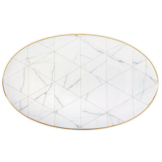 Vista Alegre Carrara piatto portata ovale grande 39 cm. - Acquista ora su ShopDecor - Scopri i migliori prodotti firmati VISTA ALEGRE design