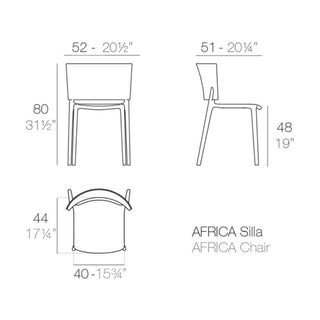 Vondom Africa Chair sedia - Acquista ora su ShopDecor - Scopri i migliori prodotti firmati VONDOM design