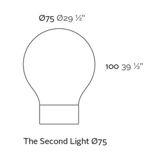 Vondom Second Light lampada da terra diam.75 cm LED bianco luminoso/RGBW Acquista i prodotti di VONDOM su Shopdecor