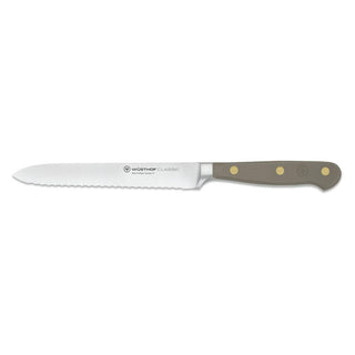 Wusthof Classic Color coltello salame 14 cm. Wusthof Velvet Oyster - Acquista ora su ShopDecor - Scopri i migliori prodotti firmati WÜSTHOF design