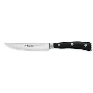 Wusthof Classic Ikon coltello bistecca 12 cm. nero Acquista i prodotti di WÜSTHOF su Shopdecor