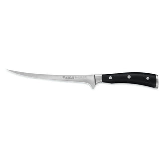 Wusthof Classic Ikon coltello filetto 18 cm. nero Acquista i prodotti di WÜSTHOF su Shopdecor