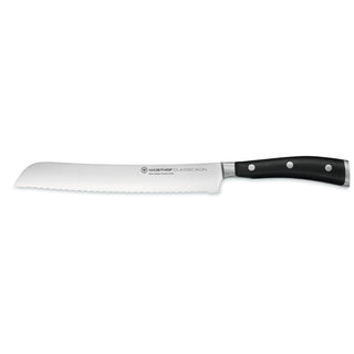 Wusthof Classic Ikon coltello pane 20 cm. nero Acquista i prodotti di WÜSTHOF su Shopdecor