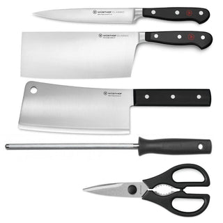 Wusthof Classic blocco coltelli con 5 pezzi nero - Acquista ora su ShopDecor - Scopri i migliori prodotti firmati WÜSTHOF design