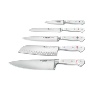 Wusthof Classic White blocco coltelli con 5 coltelli versione Santoku - Acquista ora su ShopDecor - Scopri i migliori prodotti firmati WÜSTHOF design