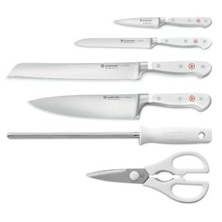 Wusthof Classic White blocco coltelli con 6 pezzi - Acquista ora su ShopDecor - Scopri i migliori prodotti firmati WÜSTHOF design