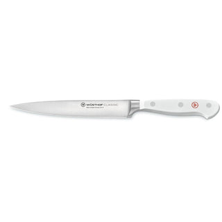Wusthof Classic White coltello prosciutto 16 cm. bianco Acquista i prodotti di WÜSTHOF su Shopdecor