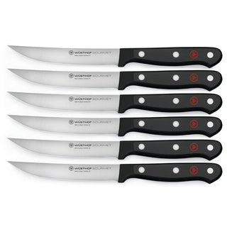 Wusthof Gourmet set 6 coltelli bistecca nero - Acquista ora su ShopDecor - Scopri i migliori prodotti firmati WÜSTHOF design