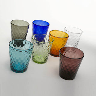 Zafferano Balloton Tumbler bicchiere acqua in vetro Acquista i prodotti di ZAFFERANO su Shopdecor