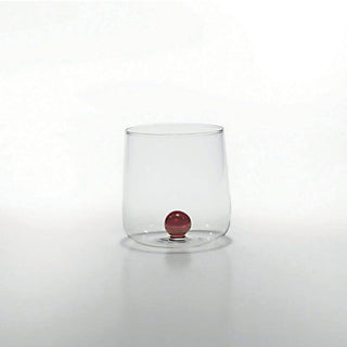 Zafferano Bilia Tumbler bicchiere acqua trasparente con pallina Zafferano Ambra Acquista i prodotti di ZAFFERANO su Shopdecor