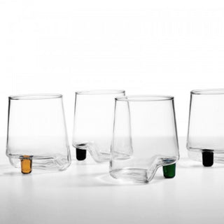 Zafferano Gamba de Vero Tumbler bicchiere acqua in vetro Acquista i prodotti di ZAFFERANO su Shopdecor