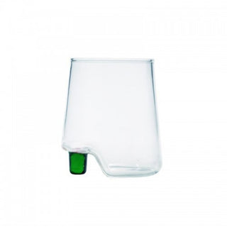 Zafferano Gamba de Vero Tumbler bicchiere acqua in vetro Zafferano Verde Acquista i prodotti di ZAFFERANO su Shopdecor
