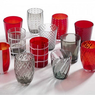 Zafferano Melting Pot Tumbler set assortito 6 bicchieri bicolore rosso e grigio Acquista i prodotti di ZAFFERANO su Shopdecor