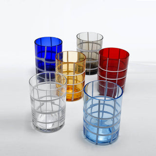 Zafferano Twiddle Tumbler bicchiere acqua in vetro Acquista i prodotti di ZAFFERANO su Shopdecor